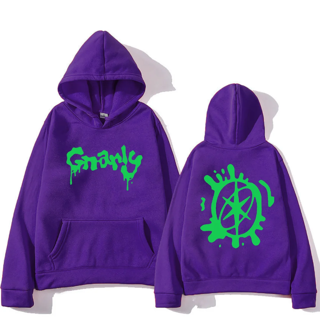 Katseye Merch Gnarly Logo impreso Sudadera con capucha hombres mujeres Casual Sudadera con capucha de gran tamaño ropa informal estilo hip hop vintage polar ropa de manga larga