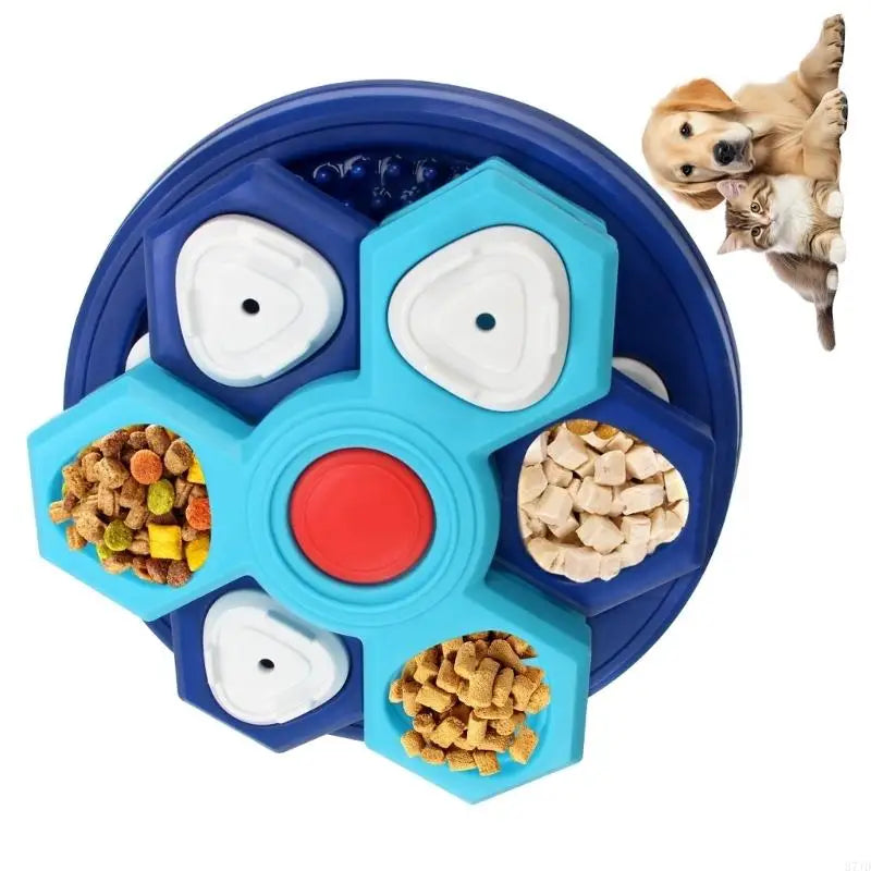 4 Stage Moving Slow Eating Animal Dish For Small animals With Fun Design And Secure Plastic Build 37JD