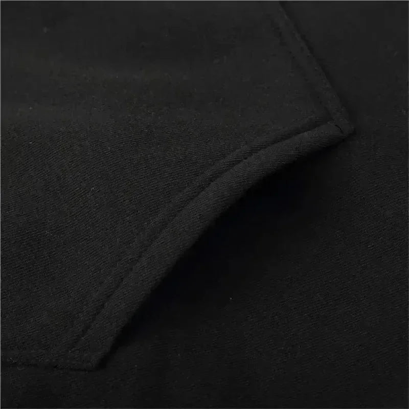Noruega Otoño Invierno modelos de lana para hombres a prueba de viento cálido 100% algodón Sudadera con capucha de gran tamaño viajero al aire libre top elástico alto para hombres