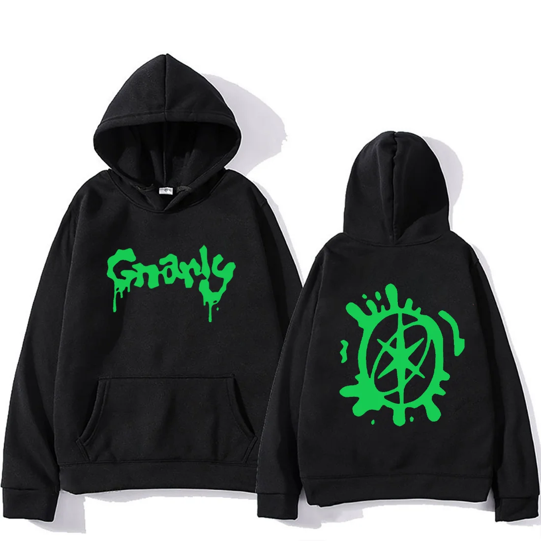 Katseye Merch Gnarly Logo impreso Sudadera con capucha hombres mujeres Casual Sudadera con capucha de gran tamaño ropa informal estilo hip hop vintage polar ropa de manga larga