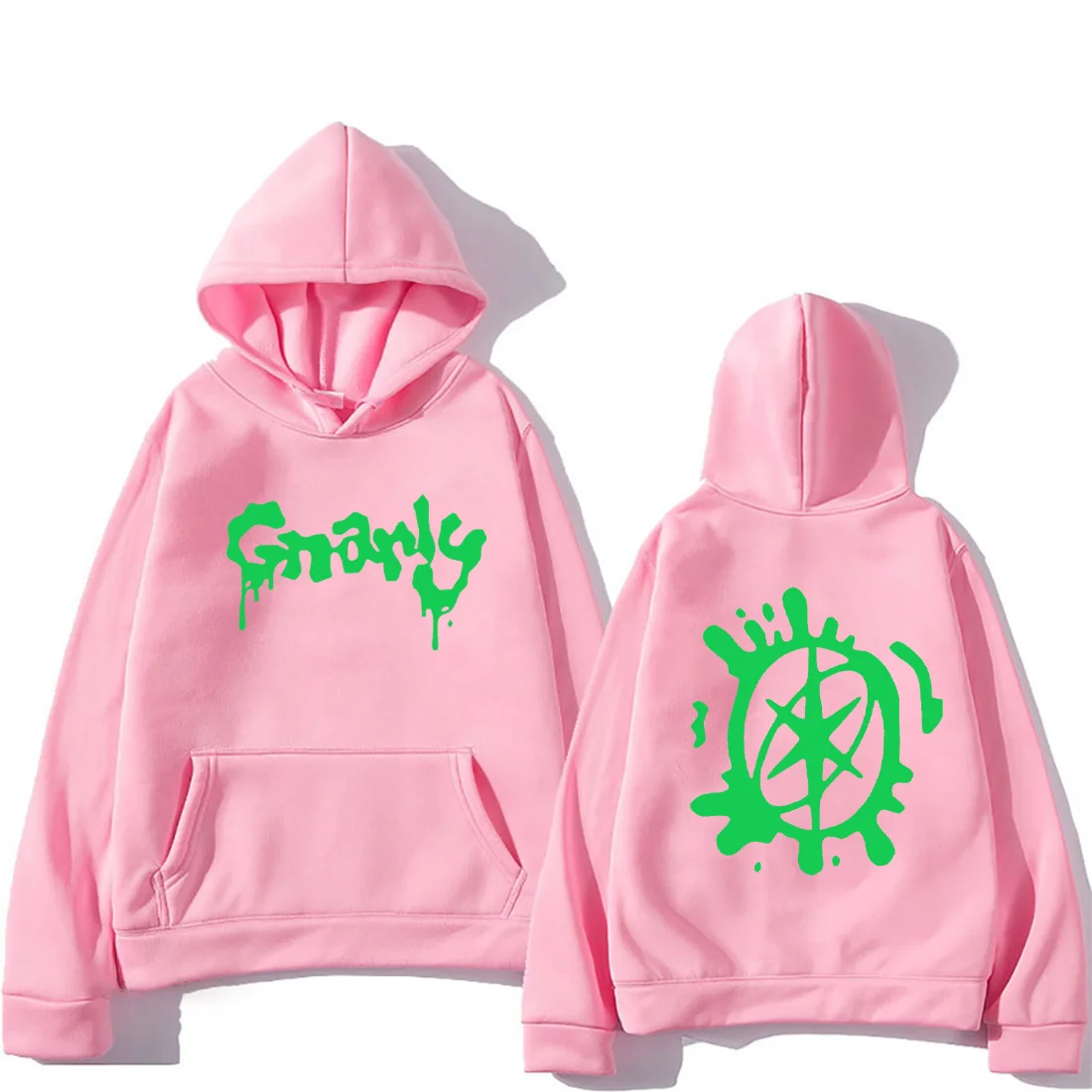 Katseye Merch Gnarly Logo impreso Sudadera con capucha hombres mujeres Casual Sudadera con capucha de gran tamaño ropa informal estilo hip hop vintage polar ropa de manga larga