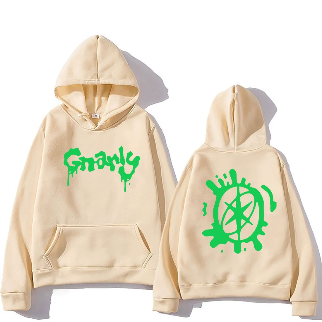 Katseye Merch Gnarly Logo impreso Sudadera con capucha hombres mujeres Casual Sudadera con capucha de gran tamaño ropa informal estilo hip hop vintage polar ropa de manga larga