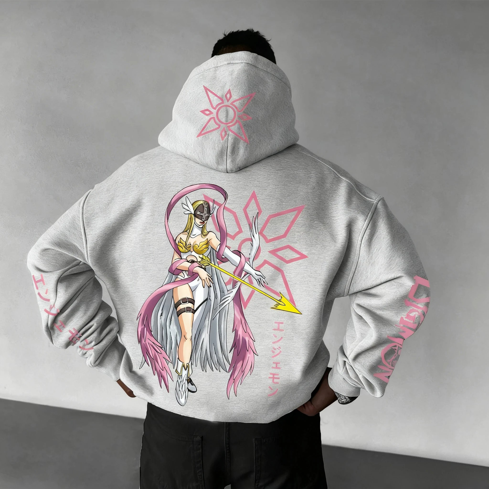 Nueva Sudadera con capucha de gran tamaño para hombres y mujeres Digimon Anime Streetwear Jersey informal sudadera chaqueta con capucha Otoño Invierno Y2k ropa Tops