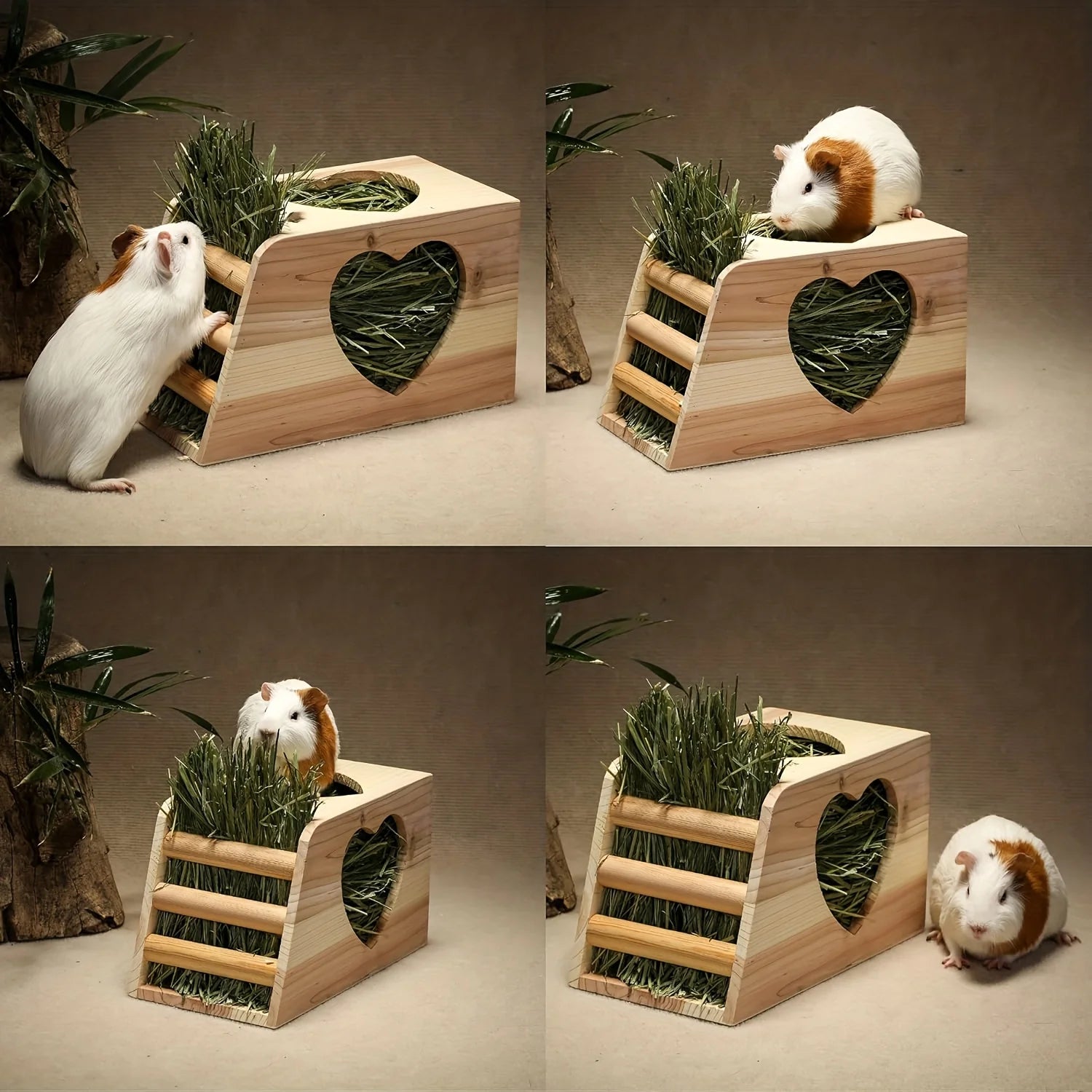 1 Piece Small Animal Feeding Bowl, Hay Feeder, Rabbit, Suitable for Cage, Large Hanging Rack