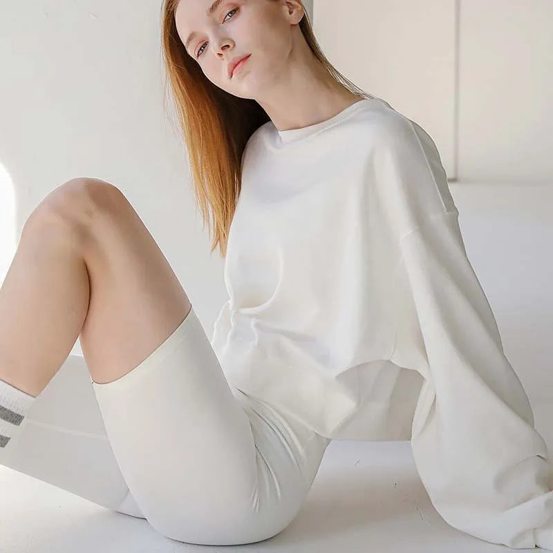 Sudadera con capucha de algodón de gran tamaño para mujer, Sudaderas con capucha holgadas informales de manga larga, trajes de otoño, Sudaderas Con Capucha para mujer