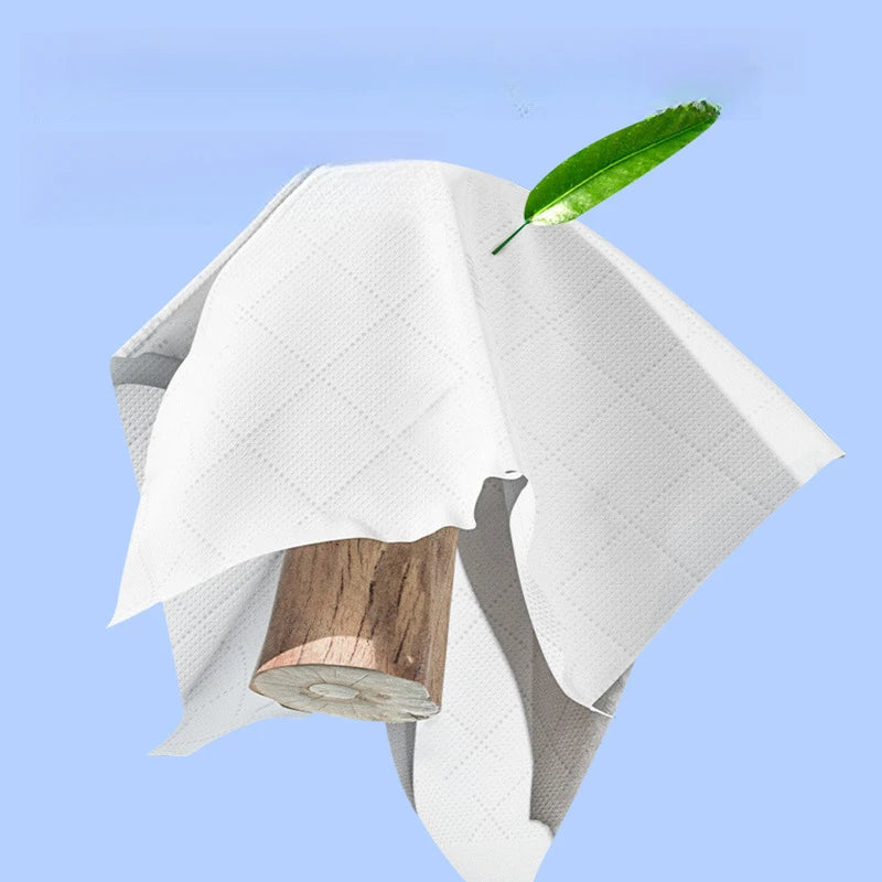 2 Packs/2000 Sheets of Hanging Pull-down Paper, Thickened Pure Virgin Wood Pulp Surface Paper, for Household Toilet Paper