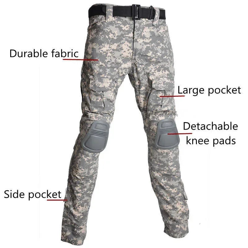 Conjunto de Uniforme de Combate Táctico Negro CP para Hombre, Camisa de Manga Larga, Pantalones Cargo, Ropa para Paintball, Caza y Entrenamiento al Aire Libre