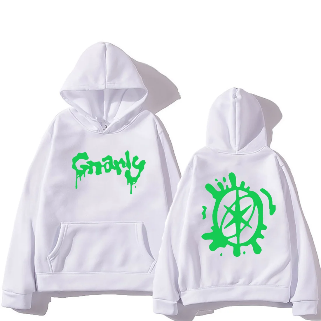Katseye Merch Gnarly Logo impreso Sudadera con capucha hombres mujeres Casual Sudadera con capucha de gran tamaño ropa informal estilo hip hop vintage polar ropa de manga larga
