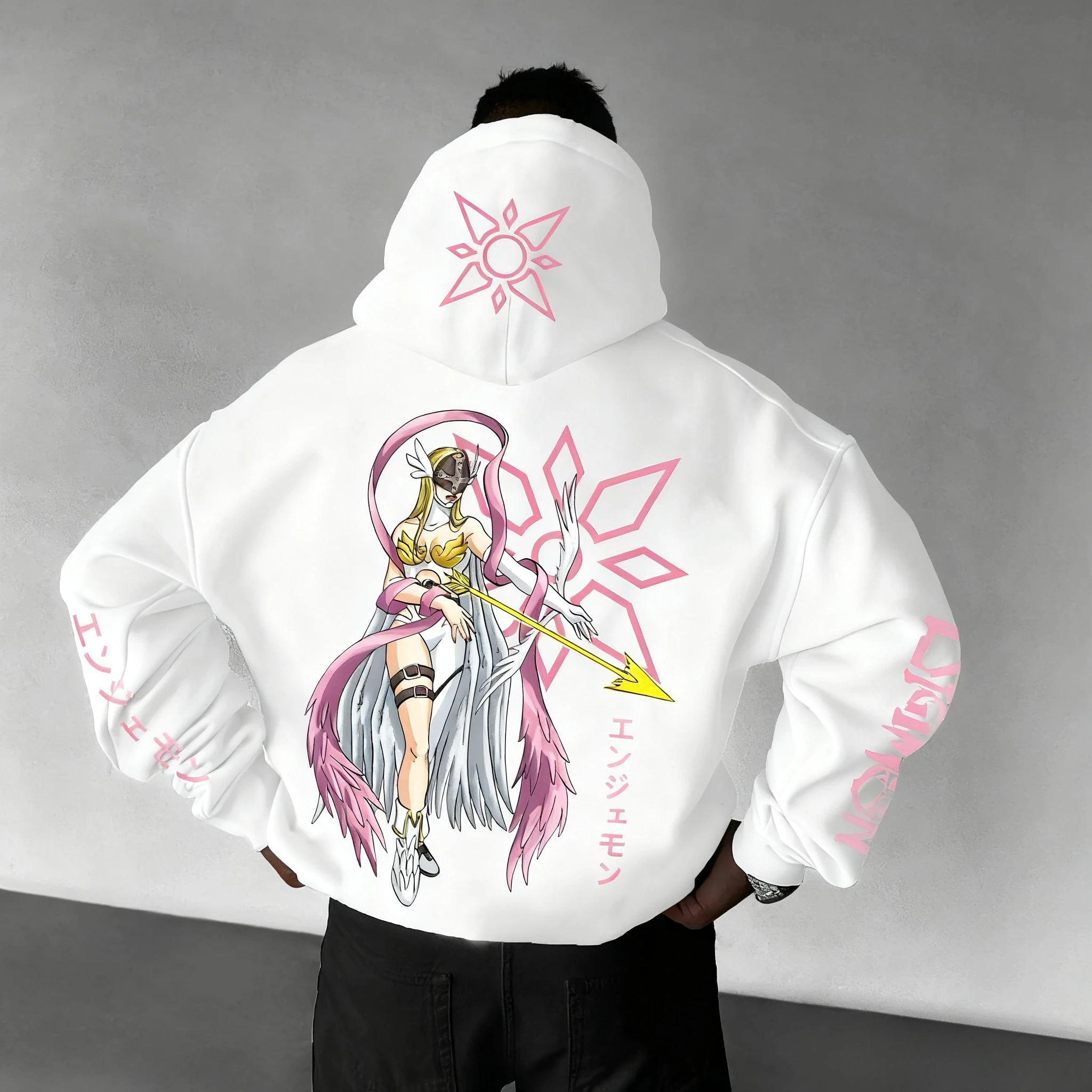 Nueva Sudadera con capucha de gran tamaño para hombres y mujeres Digimon Anime Streetwear Jersey informal sudadera chaqueta con capucha Otoño Invierno Y2k ropa Tops