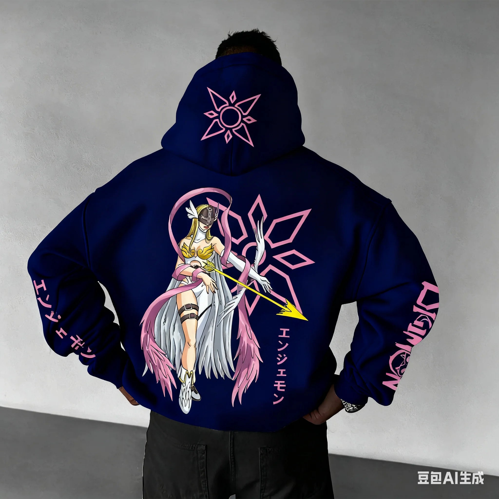 Nueva Sudadera con capucha de gran tamaño para hombres y mujeres Digimon Anime Streetwear Jersey informal sudadera chaqueta con capucha Otoño Invierno Y2k ropa Tops
