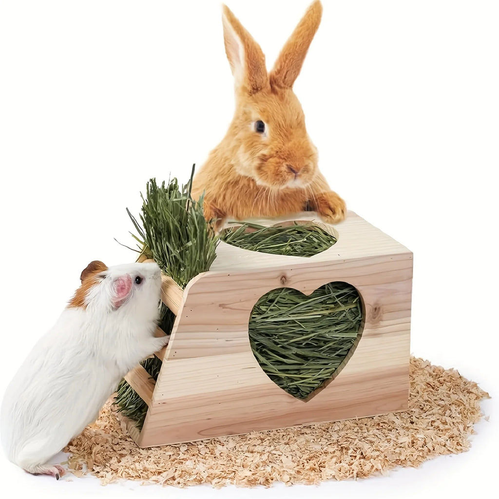 1 Piece Small Animal Feeding Bowl, Hay Feeder, Rabbit, Suitable for Cage, Large Hanging Rack
