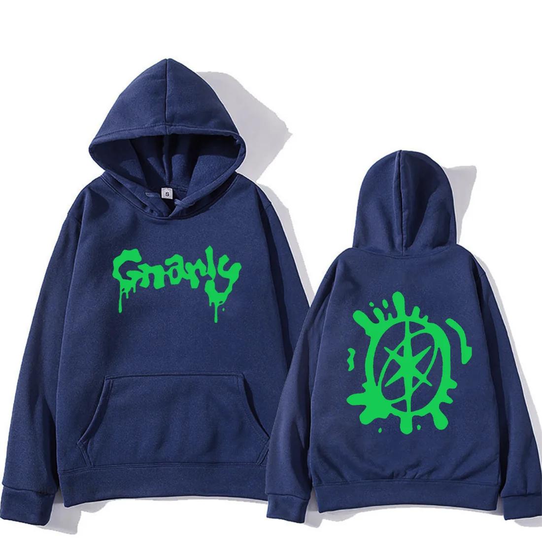 Katseye Merch Gnarly Logo impreso Sudadera con capucha hombres mujeres Casual Sudadera con capucha de gran tamaño ropa informal estilo hip hop vintage polar ropa de manga larga