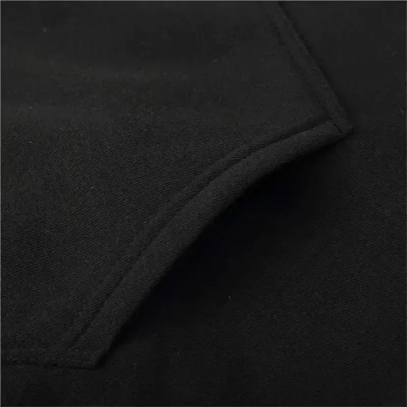 Noruega Otoño Invierno modelos de lana para hombres a prueba de viento cálido 100% algodón Sudadera con capucha de gran tamaño viajero al aire libre top elástico alto para hombres