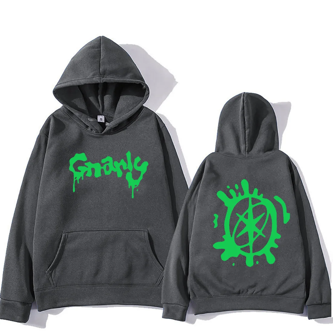 Katseye Merch Gnarly Logo impreso Sudadera con capucha hombres mujeres Casual Sudadera con capucha de gran tamaño ropa informal estilo hip hop vintage polar ropa de manga larga